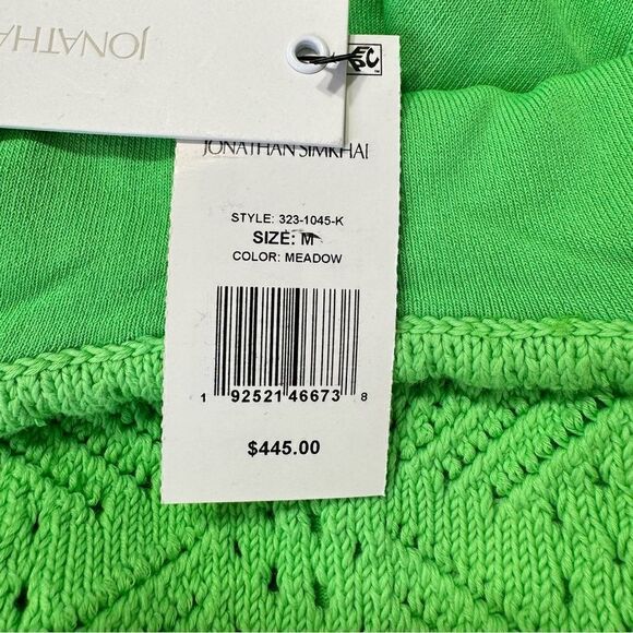 NEW Jonathan Simkhai Tiffanie Midi Dress Meadow Green Size Medium - Picture 12 of 14